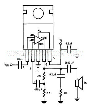 LM383音频功率放大器电路,解决方案