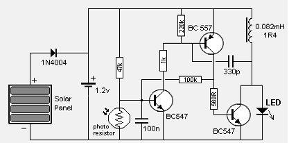 太阳能灯电路设计