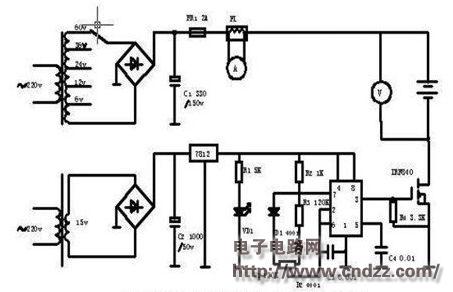 电动车电池修复器原理图