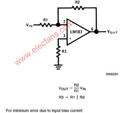 反相放大器-The Inverting Amplifier