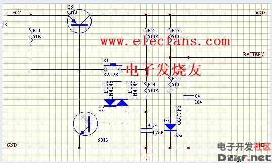 电子开关电路图