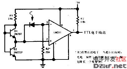 精密光电二极管比较器电路图_电子设计应用_