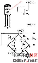 温敏二极管电桥电路图