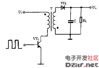 单端反激式开关电源典型电路图