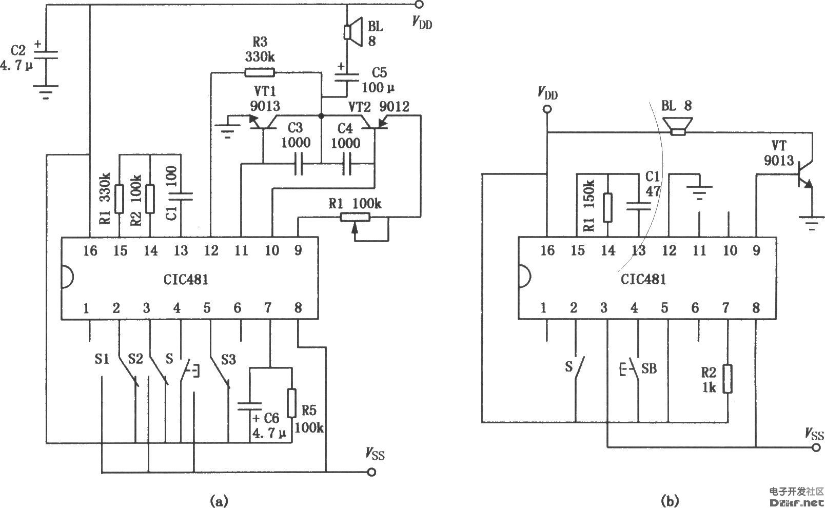 CIC481音乐集成电路