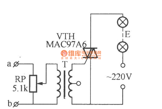 线控式音乐彩灯电路(1)