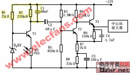 火焰探测报警器电路