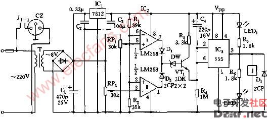 多功能家电保护器电路图2