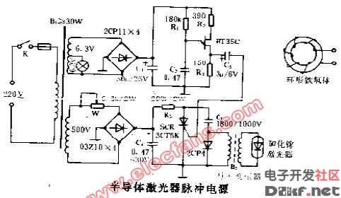 半导体激光器脉冲电源电路(国外电源电路)