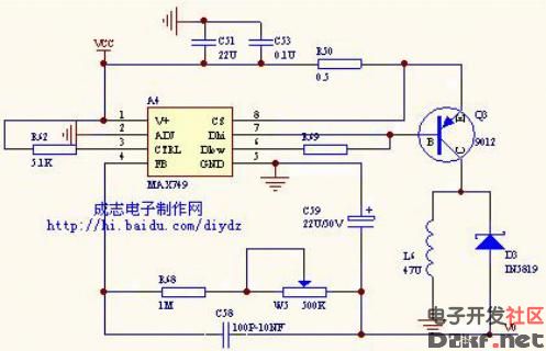 max749负电压产生电路