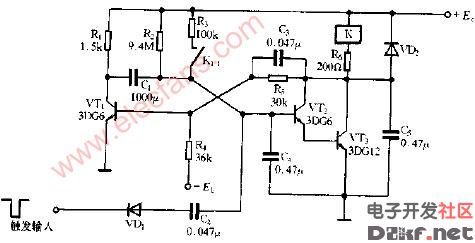 半导体定时器电路图_电子设计应用_电子设计