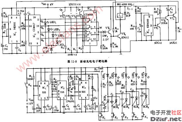 射击游戏机电路图
