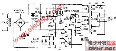 EG898EG899型多功能应急灯电路图