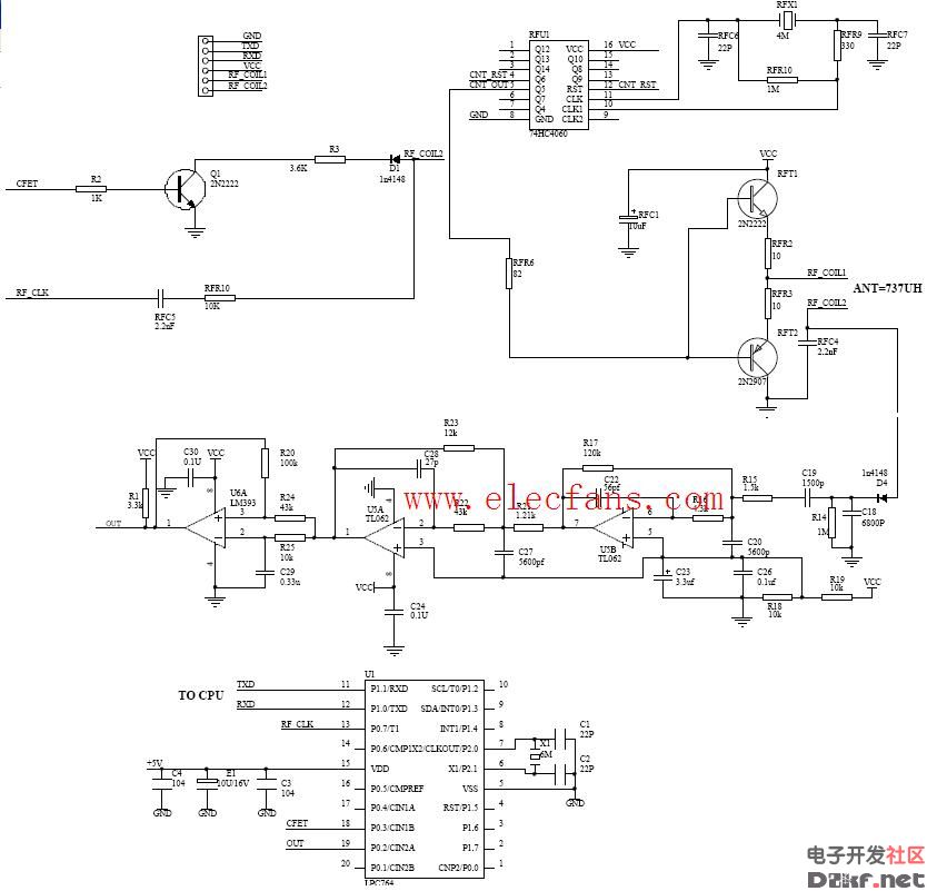 读卡器原理图_电子设计应用_电子设计产品方