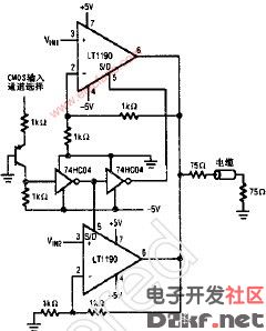 双输入视频有线电视放大器_电子设计应用_电