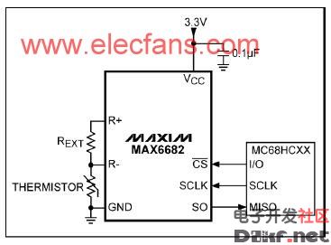 简单的热敏电阻转换电路