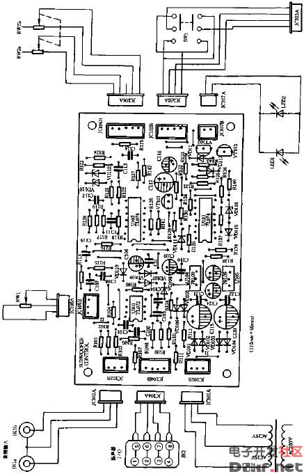 功能完善的低音炮功率放大器
