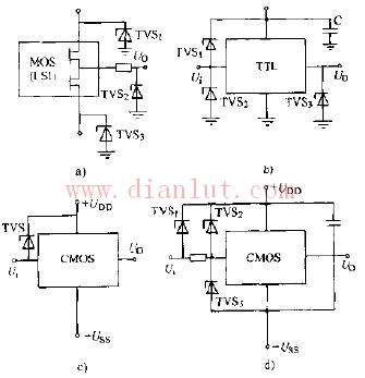 集成电路TVS保护电路
