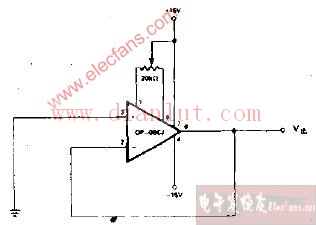 无稳压管精密mV电源电路