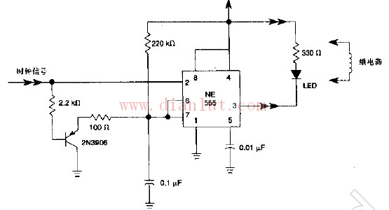 由555电路构成的脉冲差错检测器 - 电路图纸 -