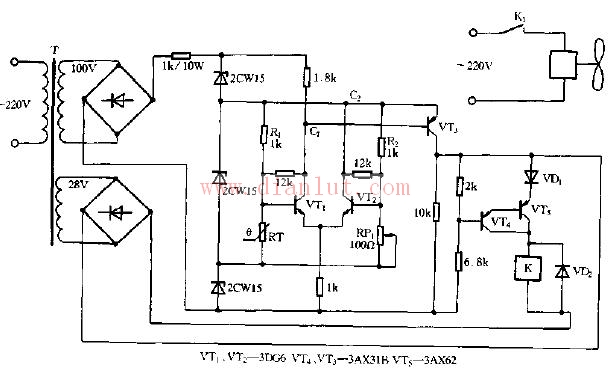 通风装置自动控制电路原理