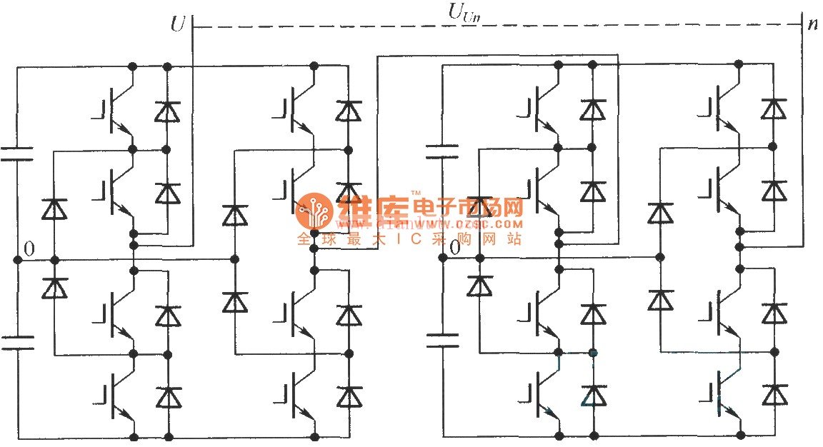 基于中性点钳位式的级联多电平逆变器单相拓扑