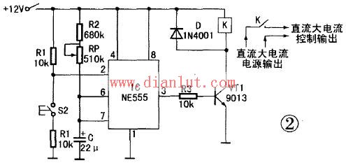 100A延时继电器电路