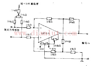 简单压力传感器放大电路_电子设计应用_电子