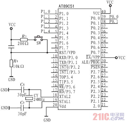 基于AT89C51的自动温度测量报警系统设计