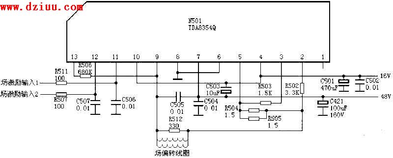 tda8354q应用电路图_集成电路资料_电子资料