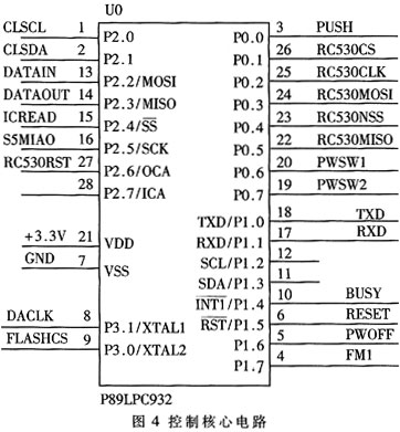 基于MFRC632射频识别读写器芯片的专用读卡