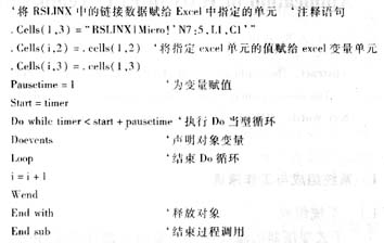 PLC与Excel的DDE在测控系统中的应用,解决方