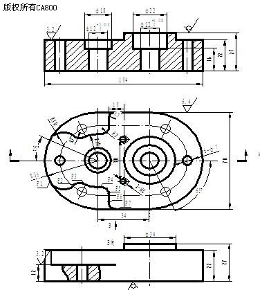 端盖的数控加工--加工中心编程实例,解决方案