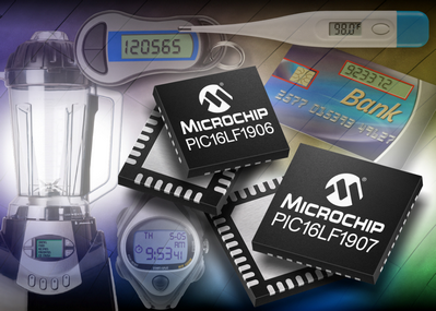 Microchip推出集成LCD控制功能的低成本8位PIC单片机