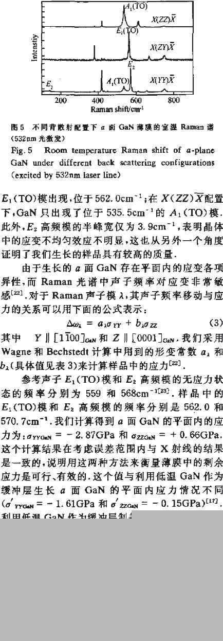 蓝宝石衬底上采用两步AlN缓冲层法外延生长a