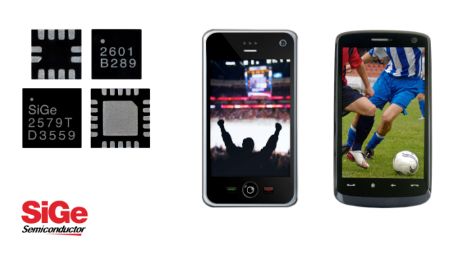 SiGe半导体推出用于移动设备的基于硅技术的