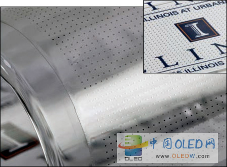 新无机发光二极管优于OLED,可做柔性透明显示