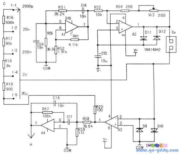 DT9205数字万用表电路工作原理