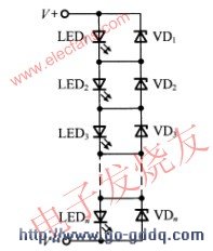 带并联齐纳二极管串联连接形式 www.elecfans