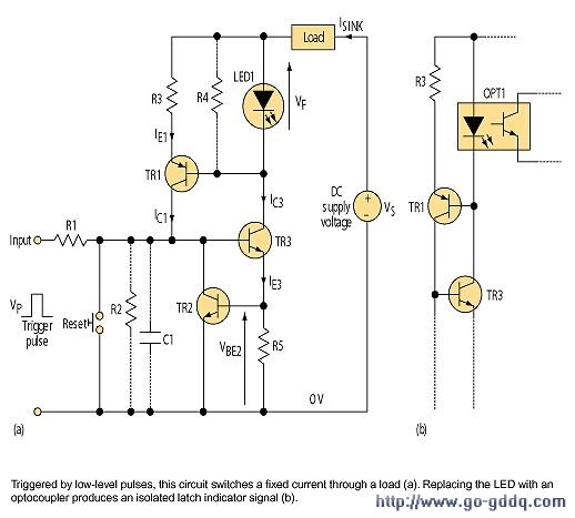 锁闭电流吸收器可响应窄的触发脉冲