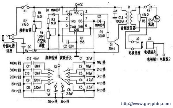 低频电脉冲治疗仪工作原理