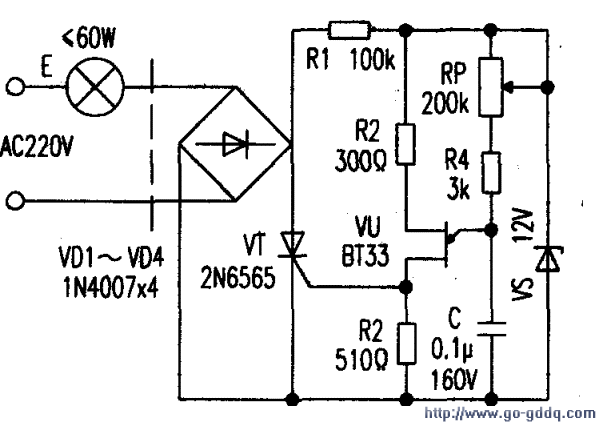 单结晶体管触发电路震荡频率与电路中电容C1