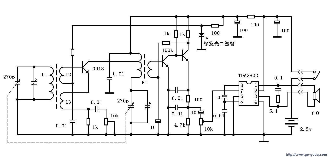 混合电路双调谐高放式收音机-技术资讯-华强电子网