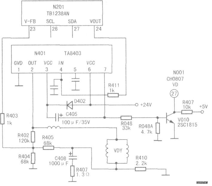 长虹21B27数码彩电黑屏,声音正常,按键遥控均