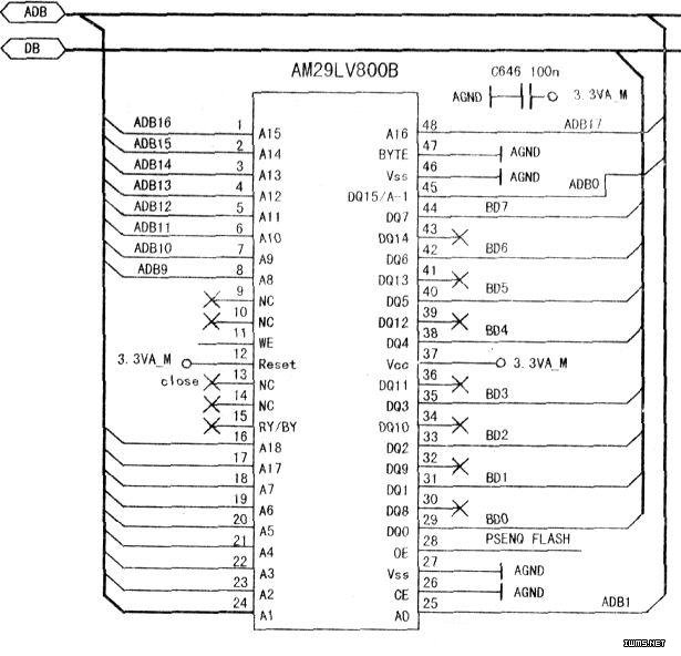 海信TLM3201型液晶电视,红灯亮、不能开机-技