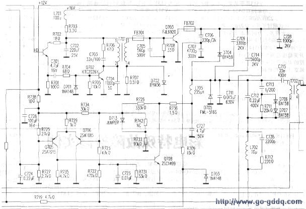创维29T66HT高清电视开机,光栅左右呈严重的