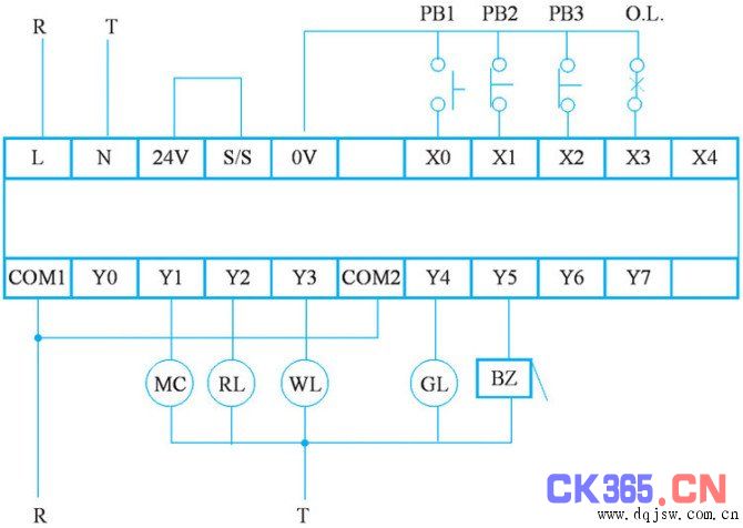 图2plc外部接线图 6plc梯形图 由传统电工图转换为梯形图之_接线图分享 图2plc外部接线图 6plc梯形图 由传统电工图转换为梯形图之