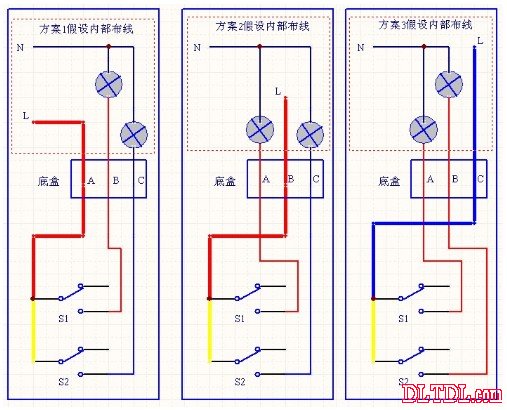 双联开关接线图_电路图-华强电子网