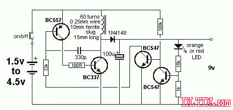 1.5v升9v,1.5v升5v电路