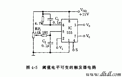 阀值电平可变的触发器电路